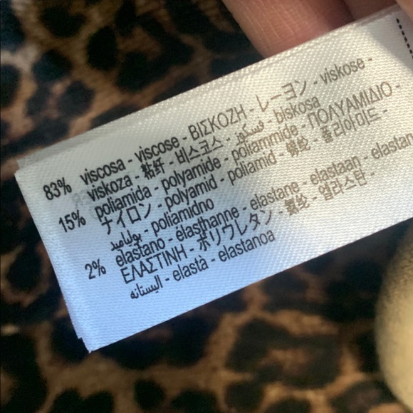 New with Tags Zara Leopard Print Lightweight Sweater Top Size XL - Picture 7 of 7